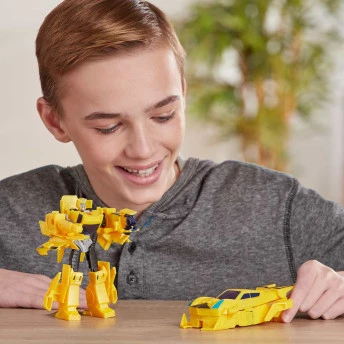 Boneco Transformers Cyberverse Warrior - 14 cm - Bumblebee - Hasbro 1