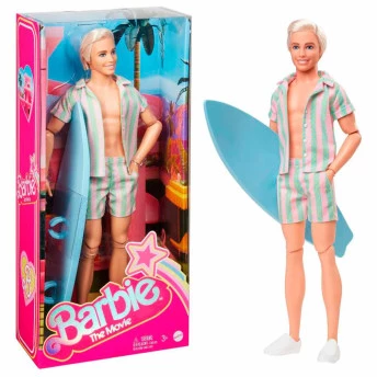 Boneco Articulado - Barbie Filme - Ken com Prancha - Mattel