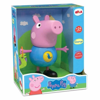 Boneco Articulado - Peppa Pig - George com Atividades - 22 cm - Elka