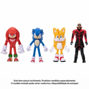 Boneco Articulado - Sonic O Filme 2 - Sortido - Candide