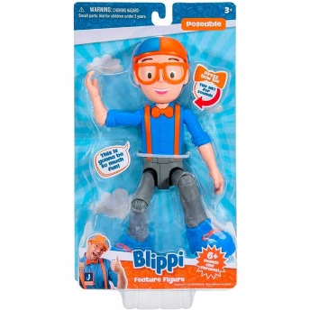 Boneco Interativo - 23cm - Blippi - 6 Frases e Sons - Candide