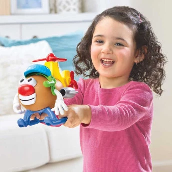 Boneco Sr. Cabeça de Batata - Nas Alturas - Helicóptero Divertido - Hasbro