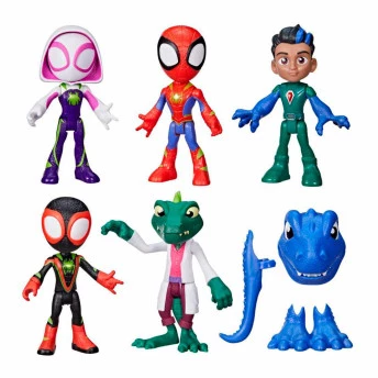 Bonecos - Marvel Spidey Dino-Webs - Répteis e Heróis - Hasbro