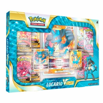Box de Cartas - Pokémon - Lucario V-Astro - Copag