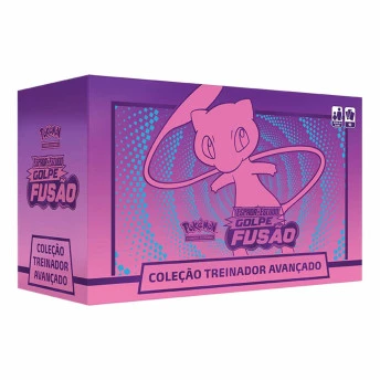 Box de Cartas - Pokémon - Treinador Avançado - Golpe Fusão - Mew - Copag