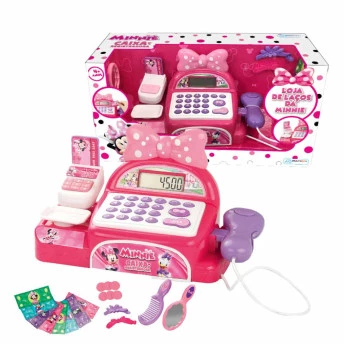 Caixa Registradora Infantil - Disney Minnie - Loja de Laços - Multikids