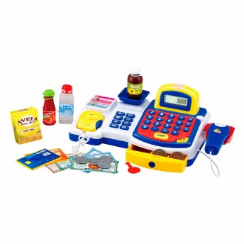 Caixa Registradora Infantil - Hora das Compras - Rosa - DM Toys
