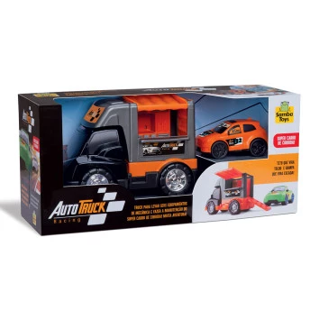 Caminhão e Carro Esportivo - Auto Truck Racing  Samba Toys