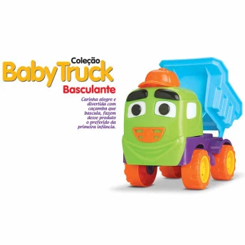 Caminhão Baby Truck - Basculante - Colorido - Roma