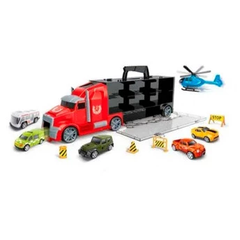Caminhão Roda Livre - Maleta - Express Wheels - 6 Veículos - Multikids