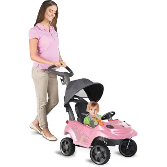 Carrinho de Passeio Smart Baby Comfort 360 - Rosa - Bandeirante