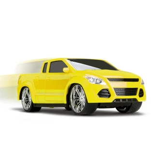 Carrinho Fricção - RJ-X Pick-UP - Amarelo - Roma |