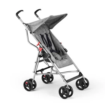 Carrinho De Bebê Guarda-Chuva Pocket Cinza - Multikids Baby
