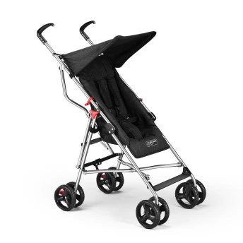 Carrinho De Bebê Guarda-Chuva Pocket Preto - Multikids Baby