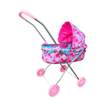 Carrinho de Boneca - Berço Plus - Passeio Divertido - Bolas - DM Toys