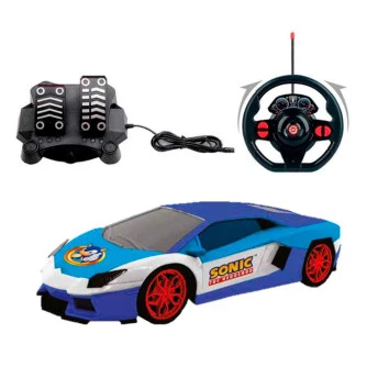 Carrinho de Controle - Volante e Pedal - Sonic - Master Pilot - Candide