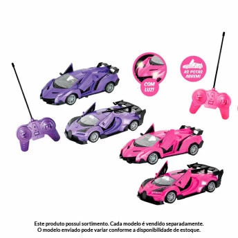 Carrinho de Controle Remoto - Fashion - Sortido - DM Toys