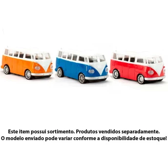 Carrinho de Controle Remoto - Clássicos - Kombi - Sortido - Polibrinq