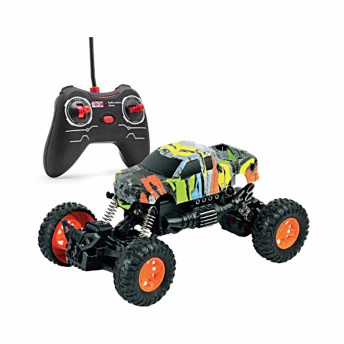 Carrinho de Controle Remoto - Max Road - Tração nas Rodas - Pick-up - 7 Funções - Polibrinq 