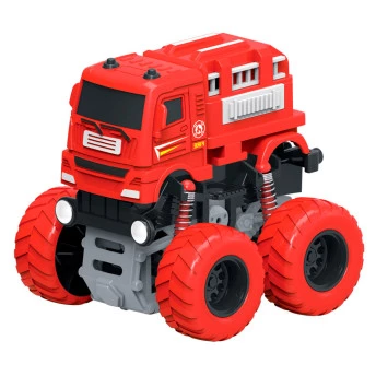 Carrinho de Fricção - 4x4 - Bombeiro Maluco 360 - DM Toys