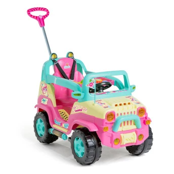 Carrinho de Passeio e Pedal - Jipe Diipi Rainbow - Calesita