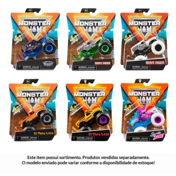 Carrinho Roda Livre - 1:64 - Monster Jam - Sortido - Sunny Brinquedos