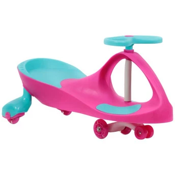 Carrinho Vira Vira Infantil - Super-Car - Rosa Claro - Unitoys