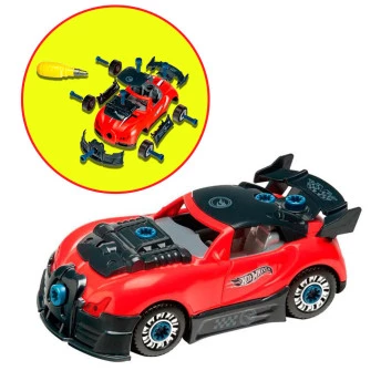 Carro Tunado - Monte e Desmonte - Hot Wheels - Vermelho - Fun
