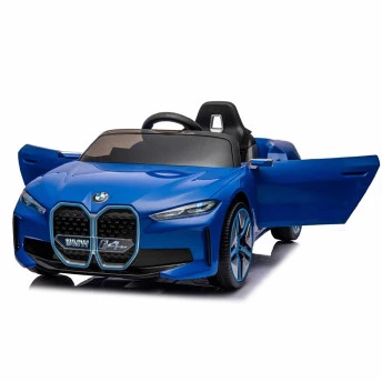 Carro Elétrico Infantil - BMW I4 - 12v - Azul - Zippy Toys