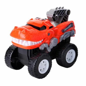 Carro Roda Livre - Monster Dinossauro - T-Rex - DM Toys