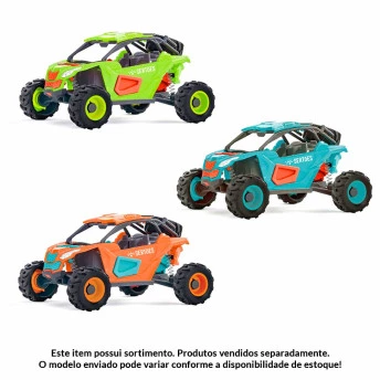 Carro Roda Livre - Sertões - 4x4 - Off Road UTV - Sortido - Usual Brinquedos