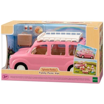 Carro Roda Livre - Sylvanian Families - Van Piquenique em Família- Epoch Magia