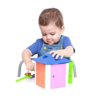 Casa das Chaves com Pecinhas de Encaixar - Estrela Baby - Estrela Bebê