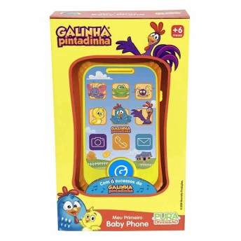 Celular Infantil Musical - Galinha Pintadinha - Meu Primeiro Baby Phone - Yes Toys