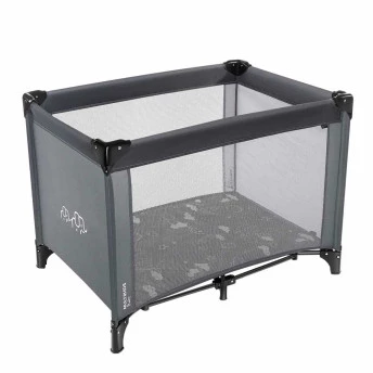 Cercadinho para Bebê - Playtime - Retangular - Cinza - Multikids Baby