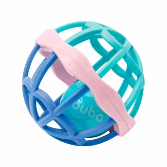 Chocalho para Bebê - Baby Ball - Cute Colors - Rosa - Buba