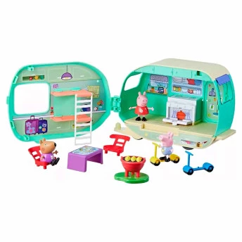 Conjunto Cenário e Figuras - Peppa Pig - Trailer - Hasbro