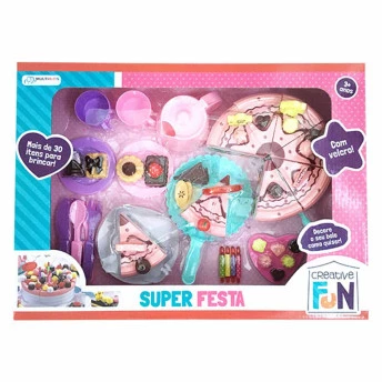 Conjunto Comidinha Infantil - Creative Fun - Super Festa - Multikids