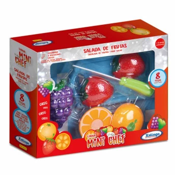 Conjunto Cozinha e Comidinha - Mini Chef - Salada de Frutas - Xalingo