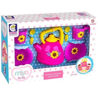 Conjunto Utensílios Infantil - Miyo - Kit Chá - 07 Peças - Cotiplás