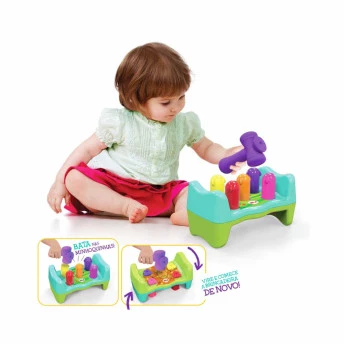 Conjunto de Atividades - Bate Rebate - Minhoquinhas - Elka