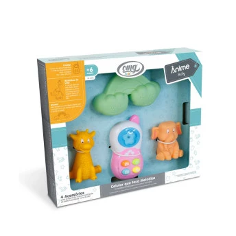 Conjunto de Atividades - Ânime - Baby - Rosa - 4 Peças - OMG Kids