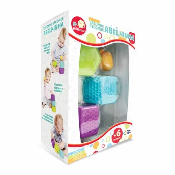 Conjunto de Atividades Bebê - Primma - Esconde Esconde Abelhinha - Pais e Filhos