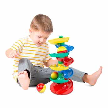 Conjunto de Atividades para Bebê - Blocolândia - Rola Bola - Dismat