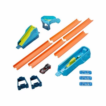Conjunto Pista - Hot Wheels - Track Builder - Salto em Distância - Mattel