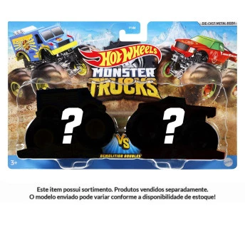 Conjunto de Veículos - Hot Wheels Monster Trucks - Sortidos - Mattel