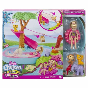 Conjunto e Boneca - Barbie Chelsea - The Lost Birthday - Aventura no Rio - Mattel