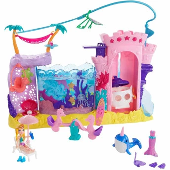 Conjunto e Boneca - Polly Pocket - Aventura Subaquática de Sereia - Mattel