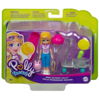 Conjunto e Boneca - Polly Pocket - Esportes ao Ar Livre - Mattel