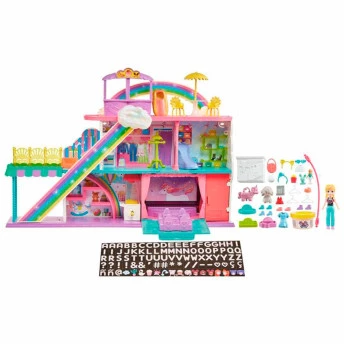 Conjunto e Boneca - Polly Pocket - Shopping Center Doces Surpresas - Mattel
